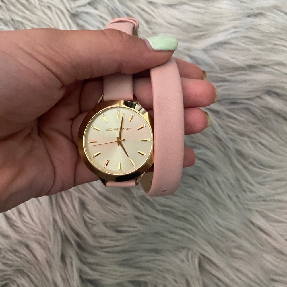 PINK MK WATCH